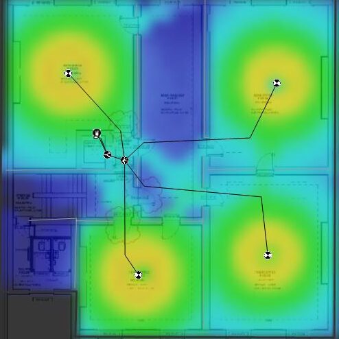 Positionnement de l’antenne intérieure – Aide à l’installation d’amplificateurs de réseau mobile